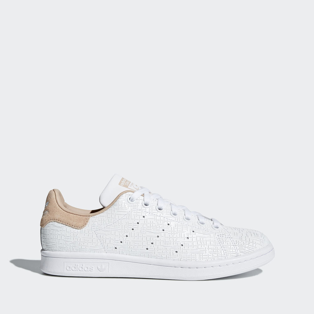 Adidas Stan Smith - Originals γυναικεια - Ασπρα/Ασπρα/Γκρι,Μέγεθος: EU 36 – 54 2/3 (246LQNBK)